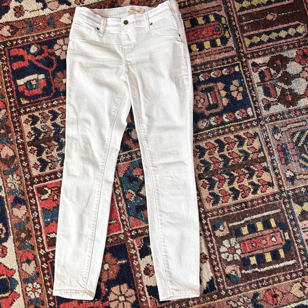 Hatch White Women's Maternity Jeans